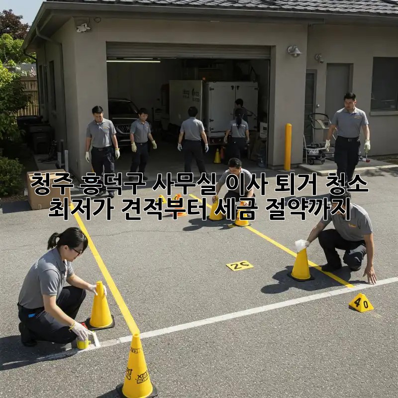 청주 흥덕구 사무실 이사 퇴거 청소, 최저가 견적부터 세금 절약까지! ✨