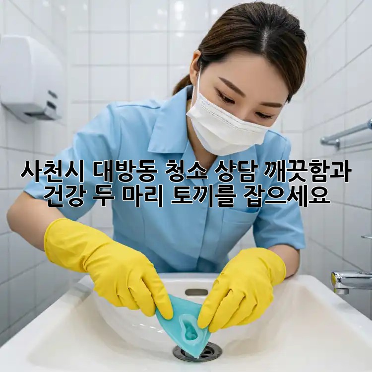 사천시 대방동 청소 상담: 깨끗함과 건강, 두 마리 토끼를 잡으세요!
