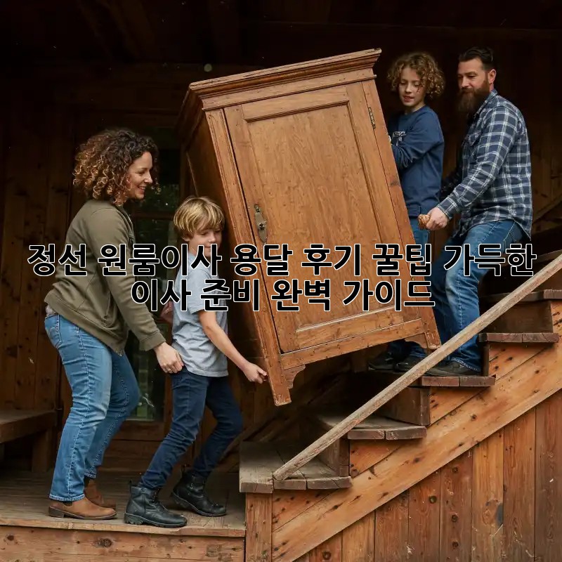정선 원룸이사 용달 후기: 꿀팁 가득한 이사 준비 완벽 가이드
