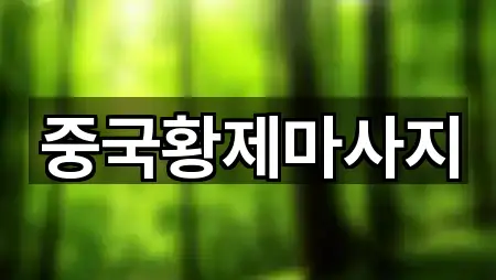 중국황제마사지