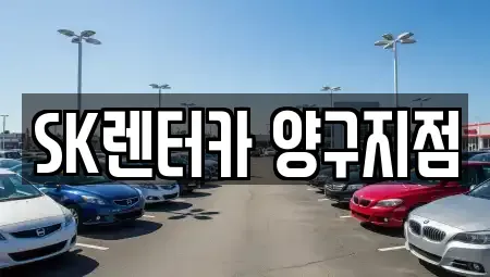 강원 양구군 양구읍 렌트카 전문 SK렌터카 양구지점