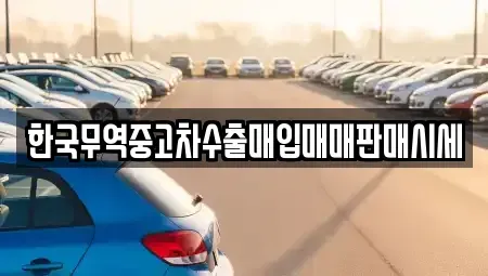강원 양구군 양구읍 중고차매입 전문 한국무역중고차수출매입매매판매시세