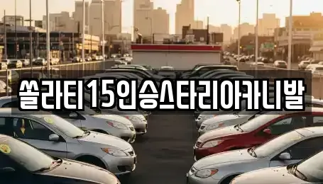 강원특별자치도 원주시 신림면 렌트카 전문 쏠라티15인승스타리아카니발