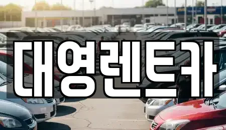 경기 고양시 덕양구 용두동 장기렌트카 전문 대영렌트카