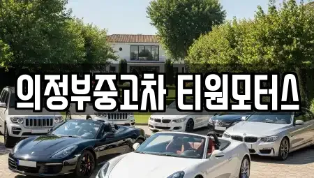 경기 의정부시 녹양동 중고차 전문 의정부중고차 티원모터스