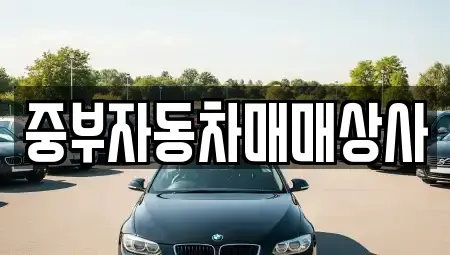 경기 이천시 중고차매매 전문 중부자동차매매상사