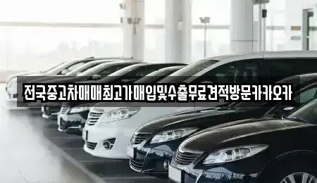 경기 파주시 산남동 중고차 전문 전국중고차매매최고가매입및수출무료견적방문카카오카