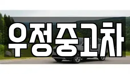 경기 파주시 산남동 중고차매매 전문 우정중고차