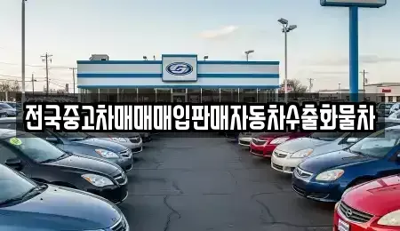 경기 파주시 산남동 중고차매입 전문 전국중고차매매매입판매자동차수출화물차