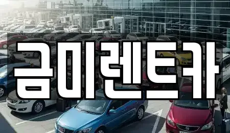 경기도 광명시 철산동 렌트카 전문 금미렌트카