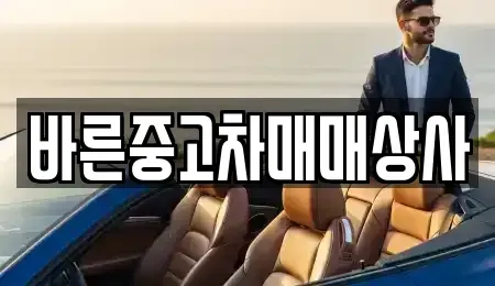 경기도 광명시 철산동 중고차 전문 바른중고차매매상사