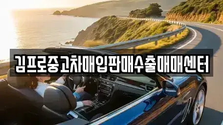 경기도 구리시 중고차매입 전문 김프로중고차매입판매수출매매센터