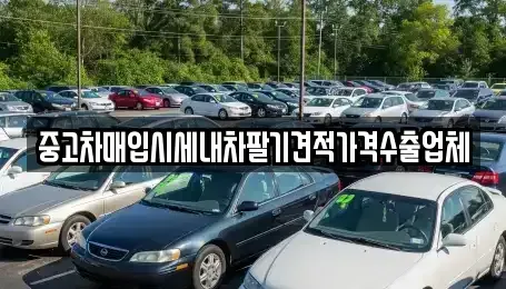 경기도 구리시 중고차매입 전문 중고차매입시세내차팔기견적가격수출업체