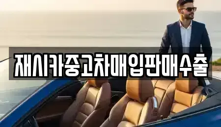 경기도 김포시 감정동 중고차매입 전문 재시카중고차매입판매수출