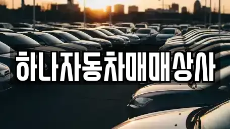 경기도 남양주시 별내동 중고차 전문 하나자동차매매상사