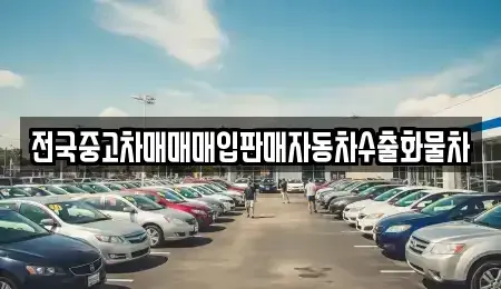 경기도 안산시 상록구 장상동 중고차매입 전문 전국중고차매매매입판매자동차수출화물차