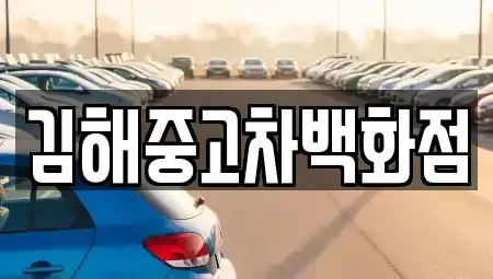 경남 김해시 이동 중고차 전문 김해중고차백화점
