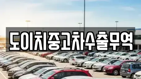 경북 경주시 조양동 중고차 전문 도이치중고차수출무역