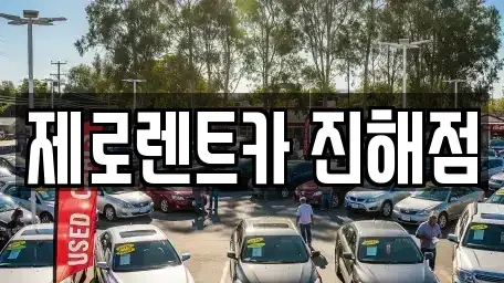 경상남도 창원시 진해구 대흥동 렌트카 전문 제로렌트카 진해점