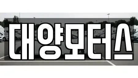 광주 광산구 양산동 중고차 전문 대양모터스