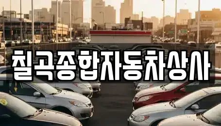 대구 북구 관음동 중고차 전문 칠곡종합자동차상사