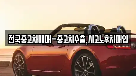 대구 북구 관음동 중고차매입 전문 전국중고차매매-중고차수출,사고노후차매입