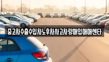 대구 북구 관음동 중고차매입 전문 중고차수출수입차노후차사고차량매입매매센타