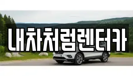 대구광역시 동구 대림동 렌트카 전문 내차처럼렌터카