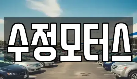 대전 유성구 도룡동 중고차 전문 수정모터스