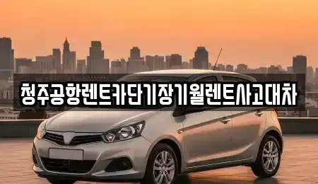 대전광역시 대덕구 삼정동 장기렌트카 전문 청주공항렌트카단기장기월렌트사고대차