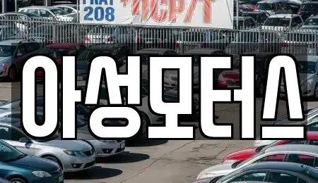 대전광역시 대덕구 연축동 중고차매매 전문 아성모터스
