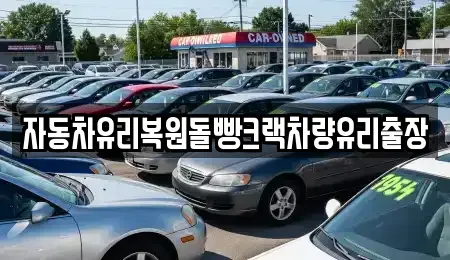 대전광역시 중구 구완동 중고차 전문 자동차유리복원돌빵크랙차량유리출장