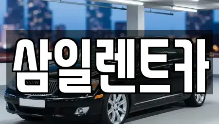 부산 강서구 성북동 렌트카 전문 삼일렌트카