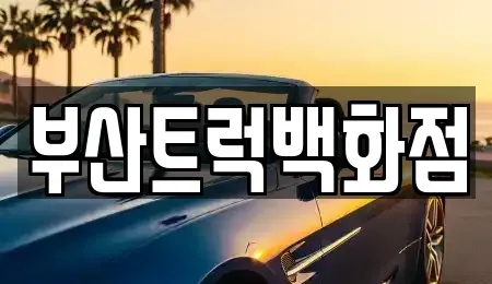 부산 강서구 성북동 중고차 전문 부산트럭백화점
