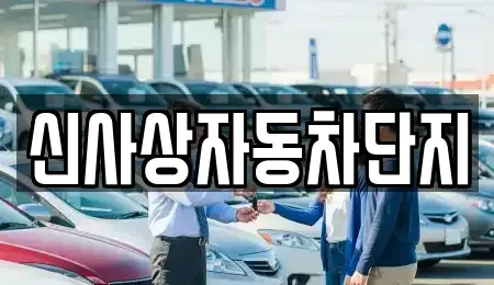 부산광역시 사상구 감전동 중고차 전문 신사상자동차단지