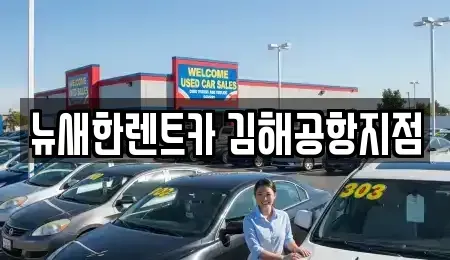 부산광역시 사상구 장기렌트카 전문 뉴새한렌트카 김해공항지점