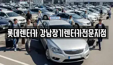 서울 강남구 청담동 장기렌트카 전문 롯데렌터카 강남장기렌터카전문지점