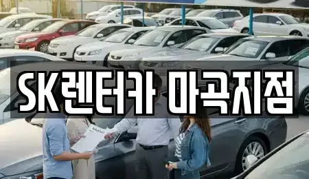 서울 강서구 마곡동 장기렌트카 전문 SK렌터카 마곡지점