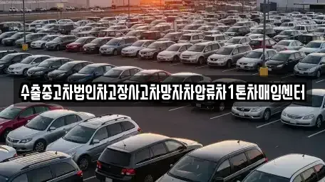 서울 강서구 마곡동 중고차매입 전문 수출중고차법인차고장사고차망자차압류차1톤차매입센터