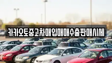 서울 구로구 온수동 중고차매입 전문 카카오토중고차매입매매수출판매시세