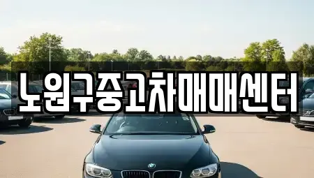서울 노원구 중고차 전문 노원구중고차매매센터