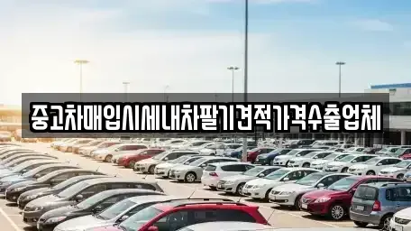 서울 성동구 상왕십리동 중고차 전문 중고차매입시세내차팔기견적가격수출업체