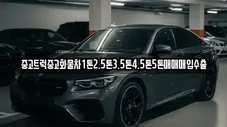 서울 중구 주자동 중고차매입 전문 중고트럭중고화물차1톤2.5톤3.5톤4.5톤5톤매매매입수출