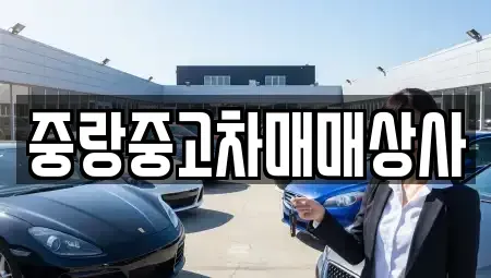 서울 중랑구 중고차 전문 중랑중고차매매상사
