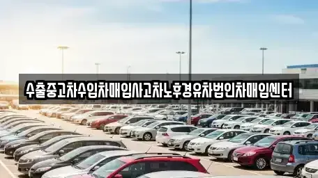 울산광역시 남구 신정동 중고차매매 전문 수출중고차수입차매입사고차노후경유차법인차매입센터