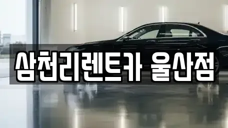 울산광역시 북구 효문동 렌트카 전문 삼천리렌트카 울산점