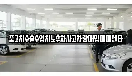 울산광역시 중구 남외동 중고차매매 전문 중고차수출수입차노후차사고차량매입매매센타