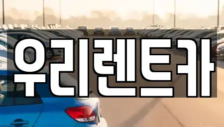 인천 중구 송학동1가 렌트카 전문 우리렌트카