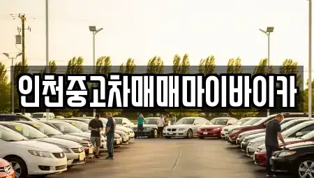 인천광역시 중구 중산동 중고차 전문 인천중고차매매마이바이카