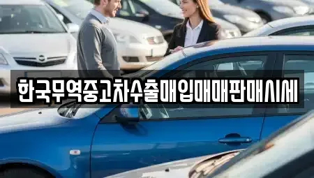 전북 남원시 월락동 중고차매입 전문 한국무역중고차수출매입매매판매시세